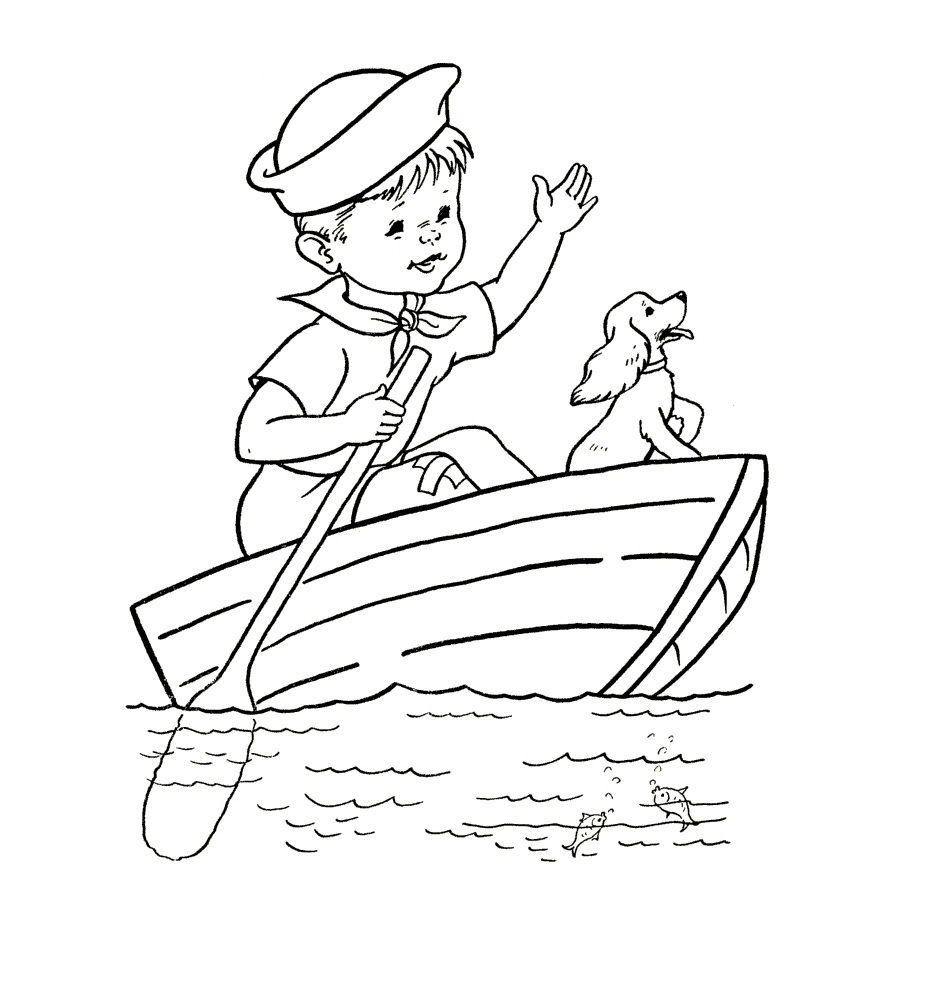 Coloring pages free printable boat coloring pages for kids