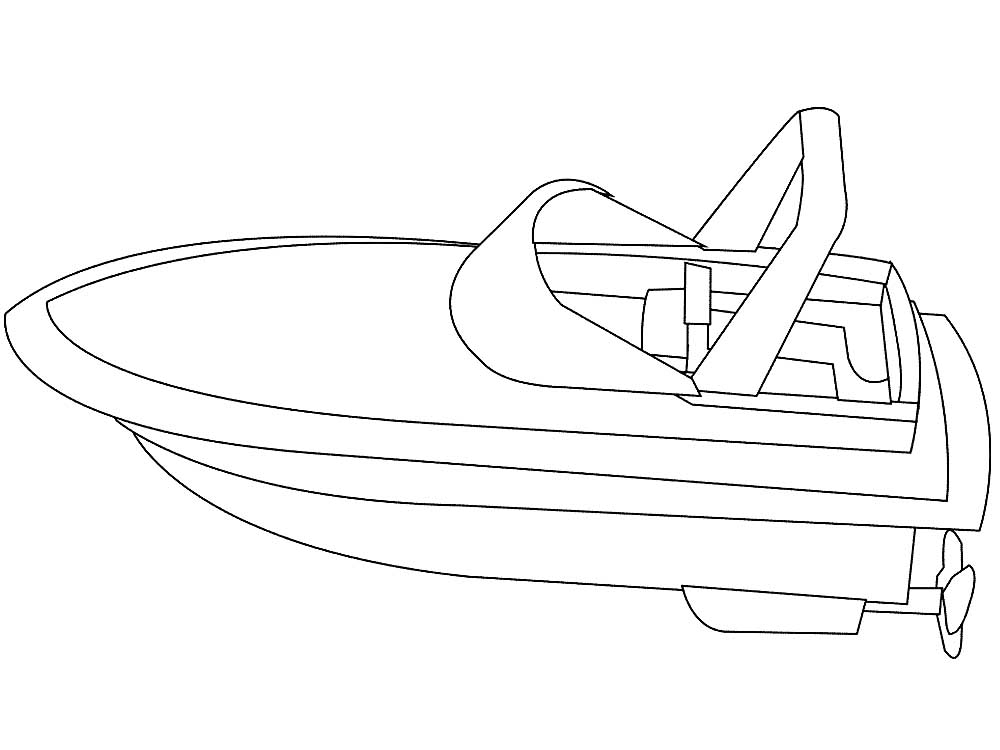 Boat coloring pages to download and print for free