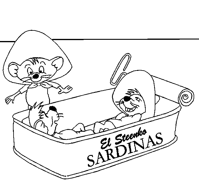 Speedy gonzales coloring pages printable for free download