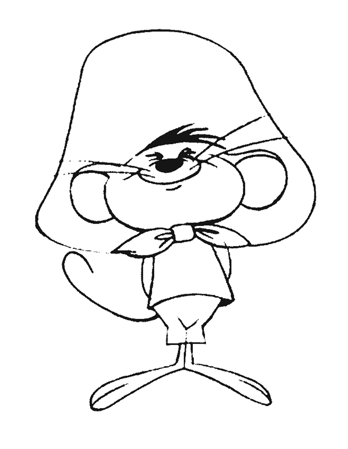 Coloring page speedy gonzales cartoons â printable coloring pages