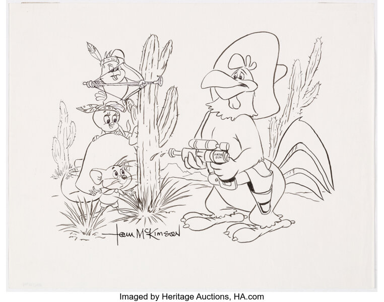 Foghorn leghorn henry wk tweety bird and speedy gonzales lot heritage auctions