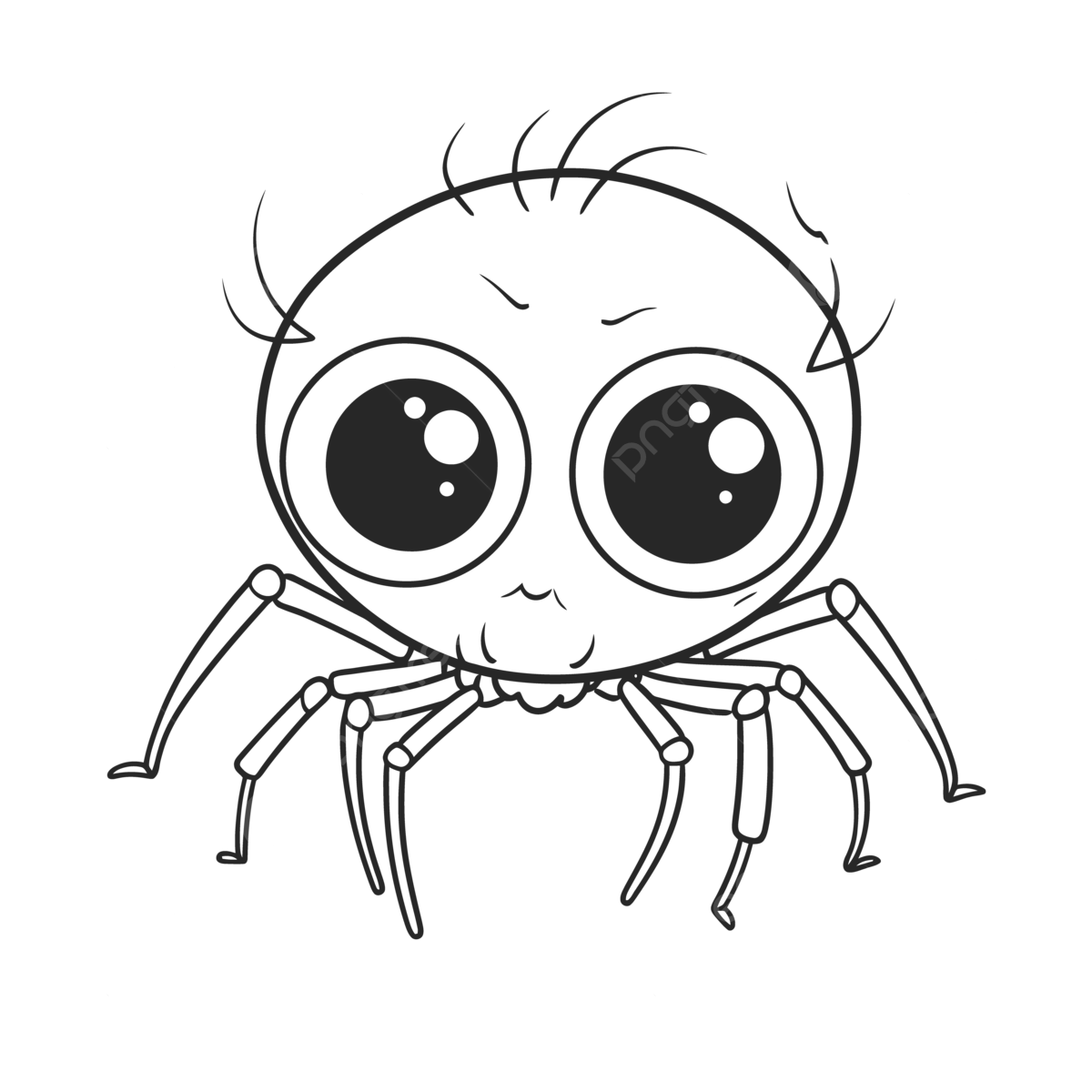 Cute baby spider coloring page outline sketch drawing vector spider drawing baby drawing wing drawing png and vector with transparent background for free download