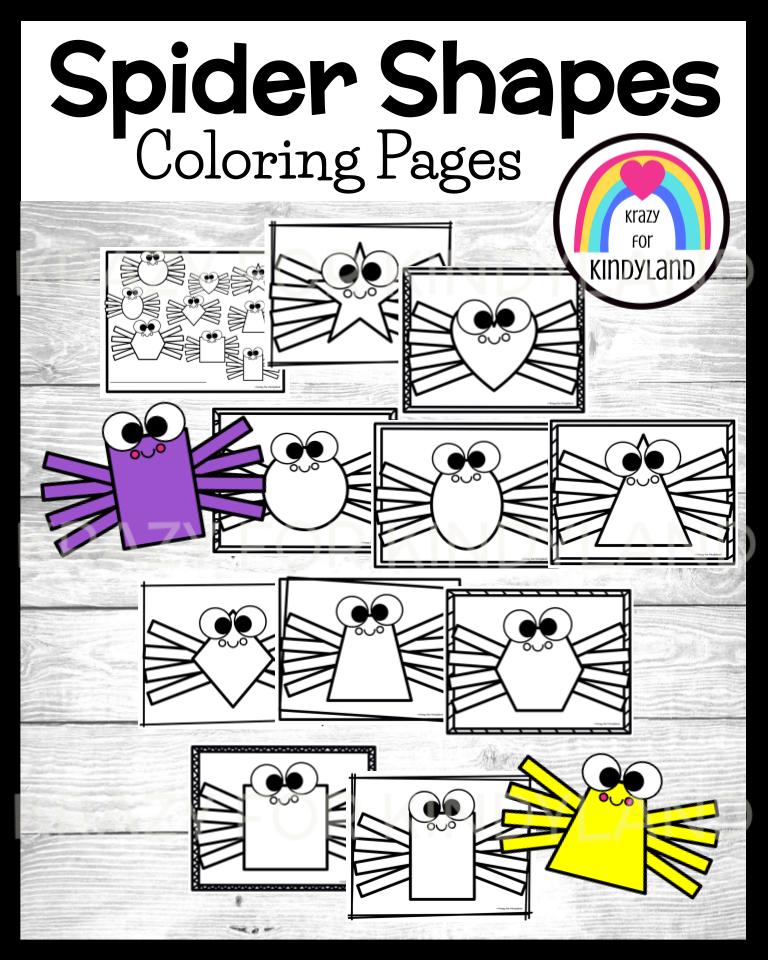 Spider coloring pages