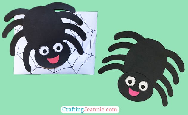 Spider craft free template