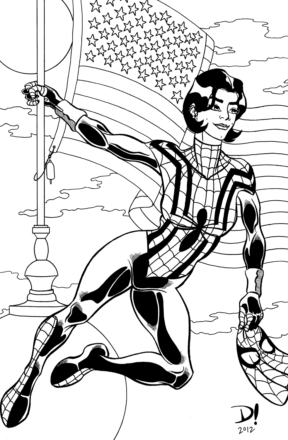 Pensive spider