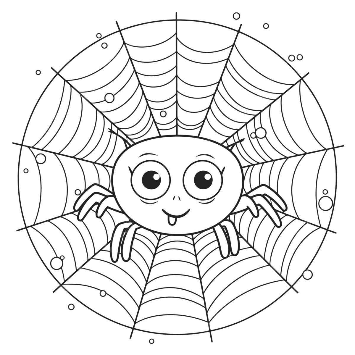 The spider in the web was not afraid halloween coloring pages outline sketch drawing vector spider drawing halloween drawing wing drawing png and vector with transparent background for free download