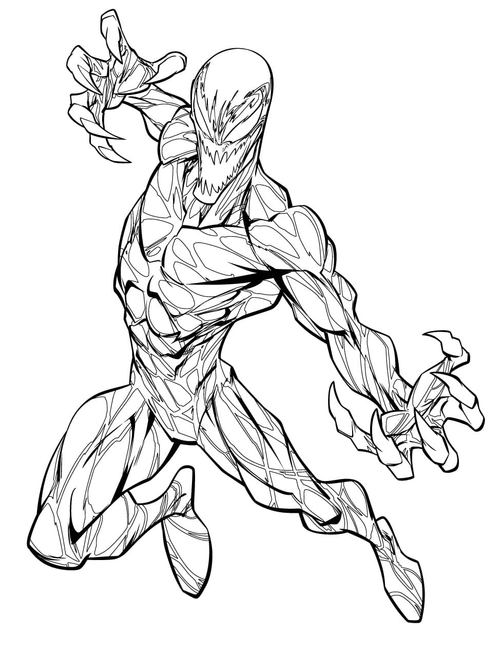 Carnage coloring pages printable for free download