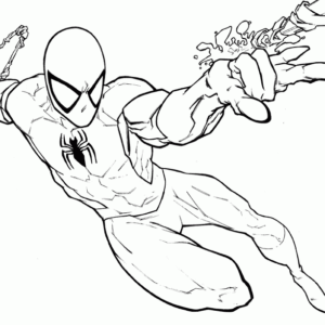 Spiderman coloring pages printable for free download