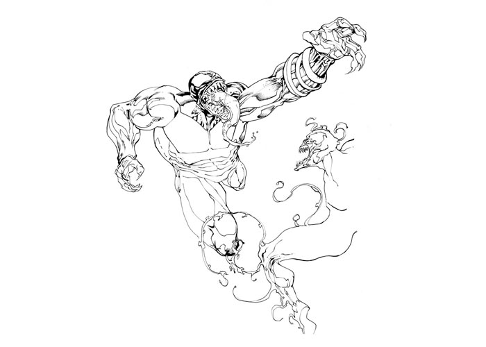 Spiderman venom coloring pages