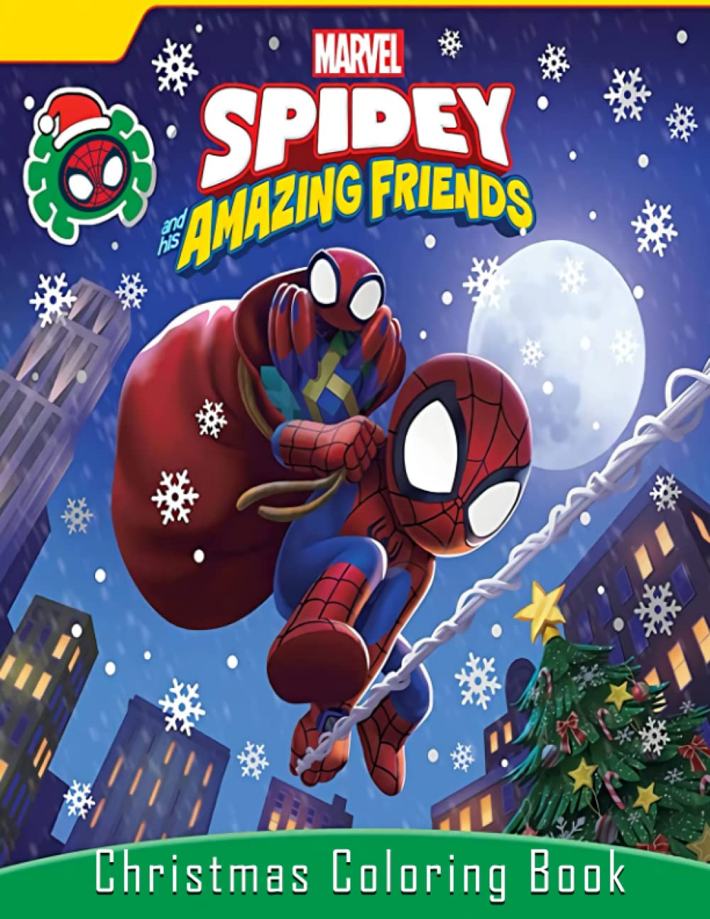 Spidey and his amazing friends christmas coloring book amazing gift for kids by spidey christmas