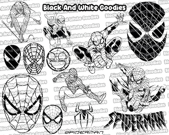 Spiderman silhouette spiderman svg spiderman outline spiderman cricut spiderman svg outline spiderman cut file spiderman cutting file