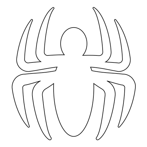 Spider emoji coloring page free printable coloring pages