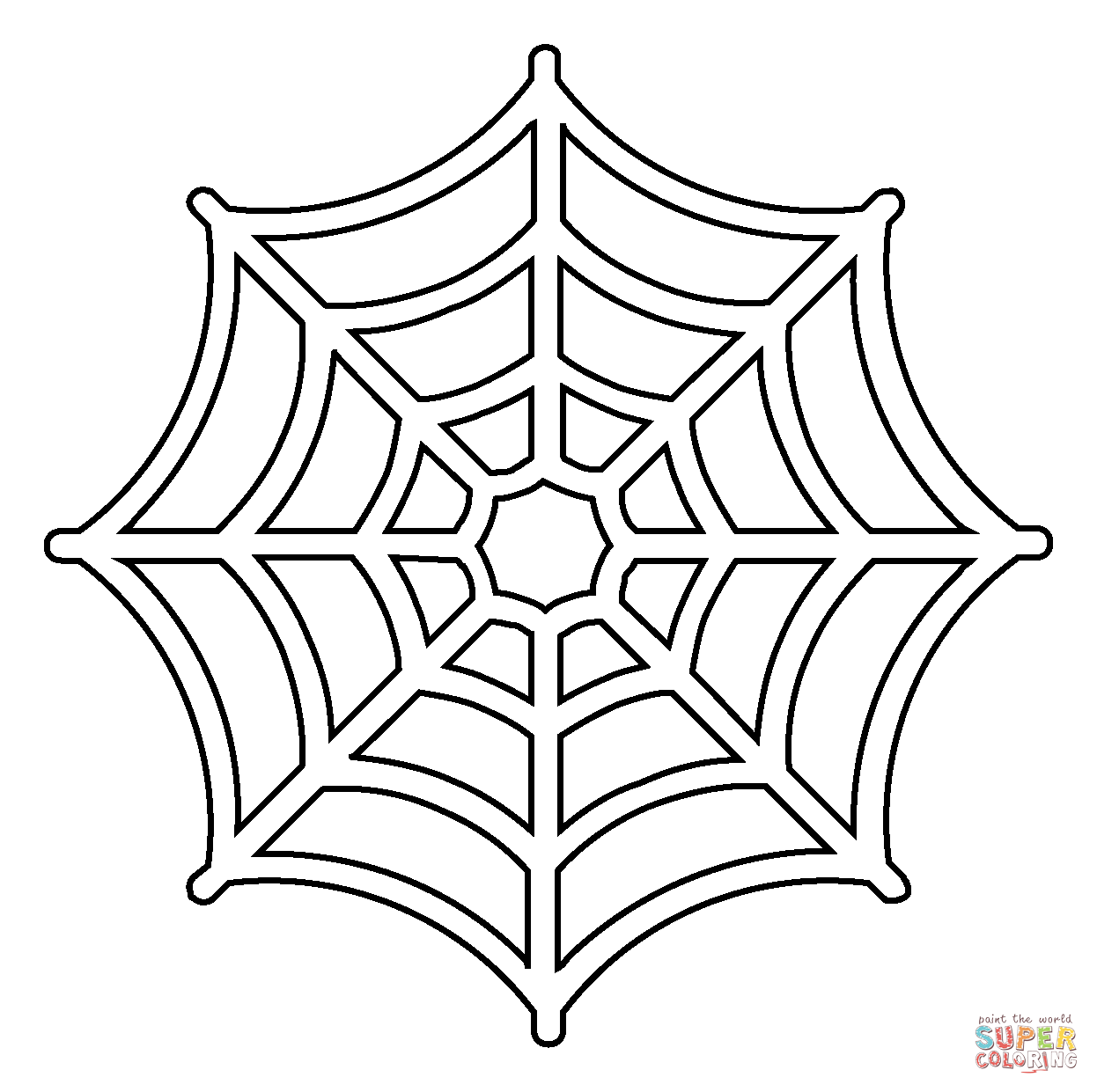 Spider web emoji coloring page free printable coloring pages