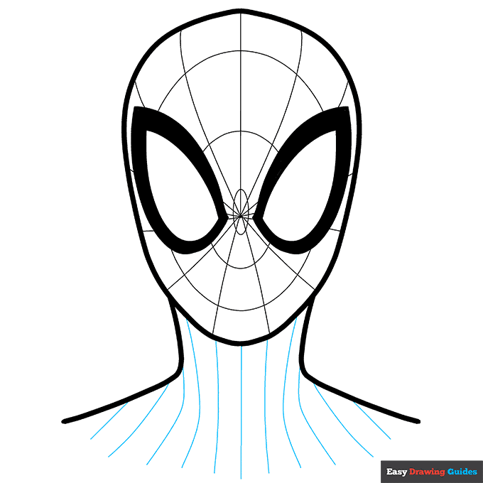 How to draw spider