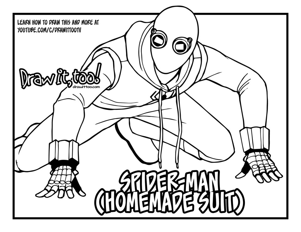 How to draw spider