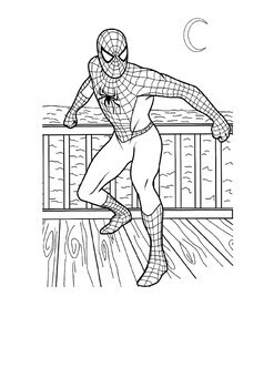 Coloring book spiderman for all fans by teach nouhy tpt