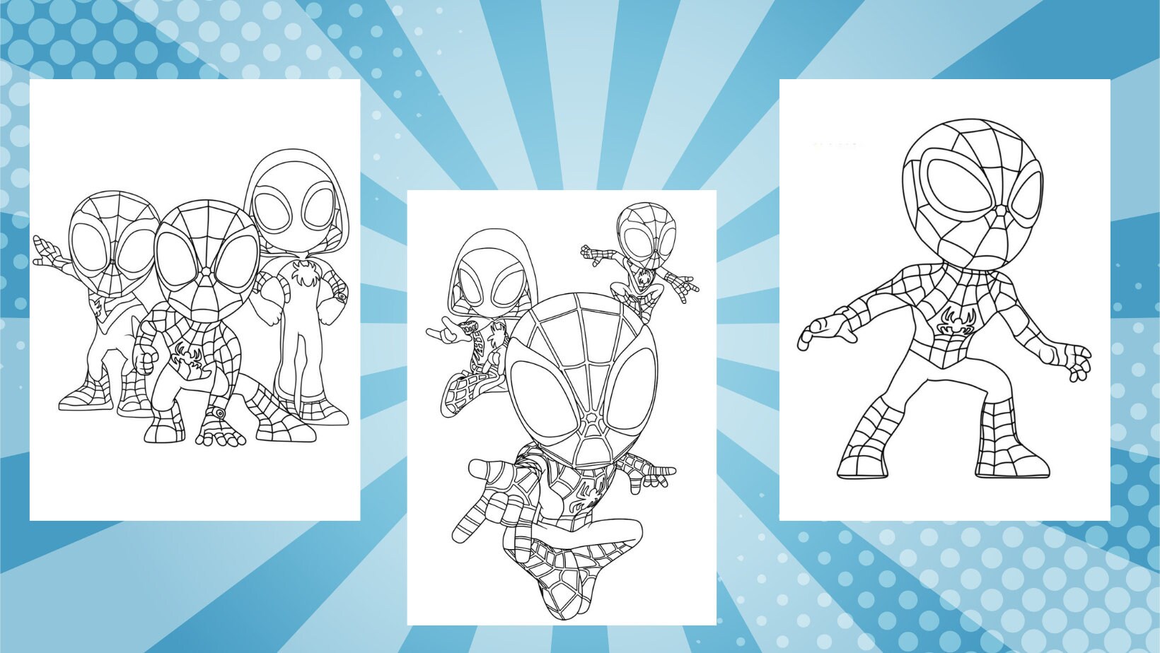 Miles morales coloring page for kids