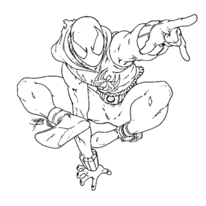 Miles morales coloring pages printable for free download