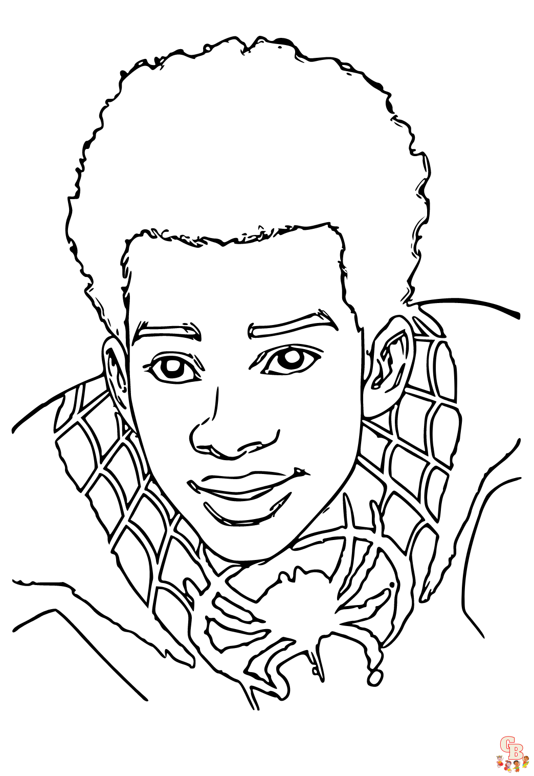 Enjoy coloring miles morales pages with website