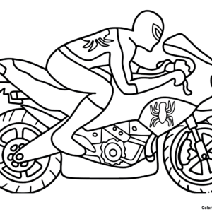 Spidey coloring pages printable for free download