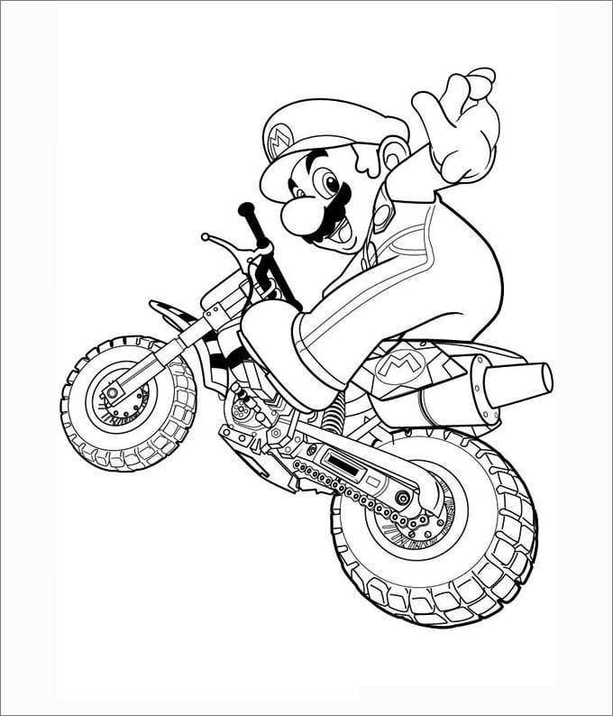 Mario coloring pages