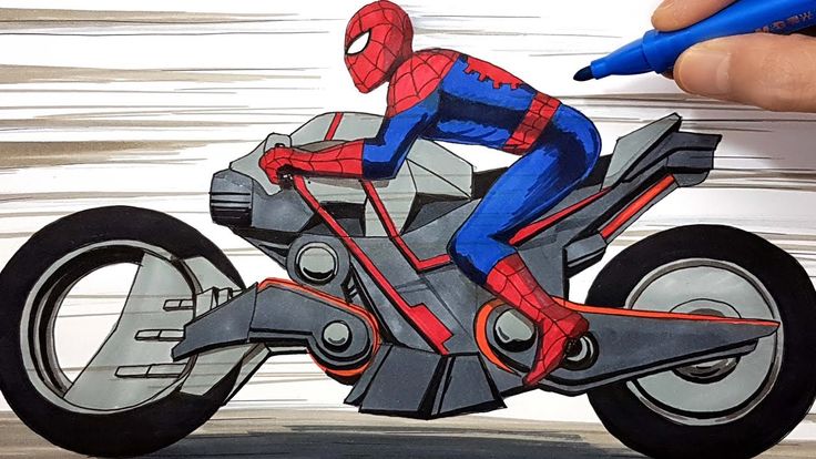 How to draw spider