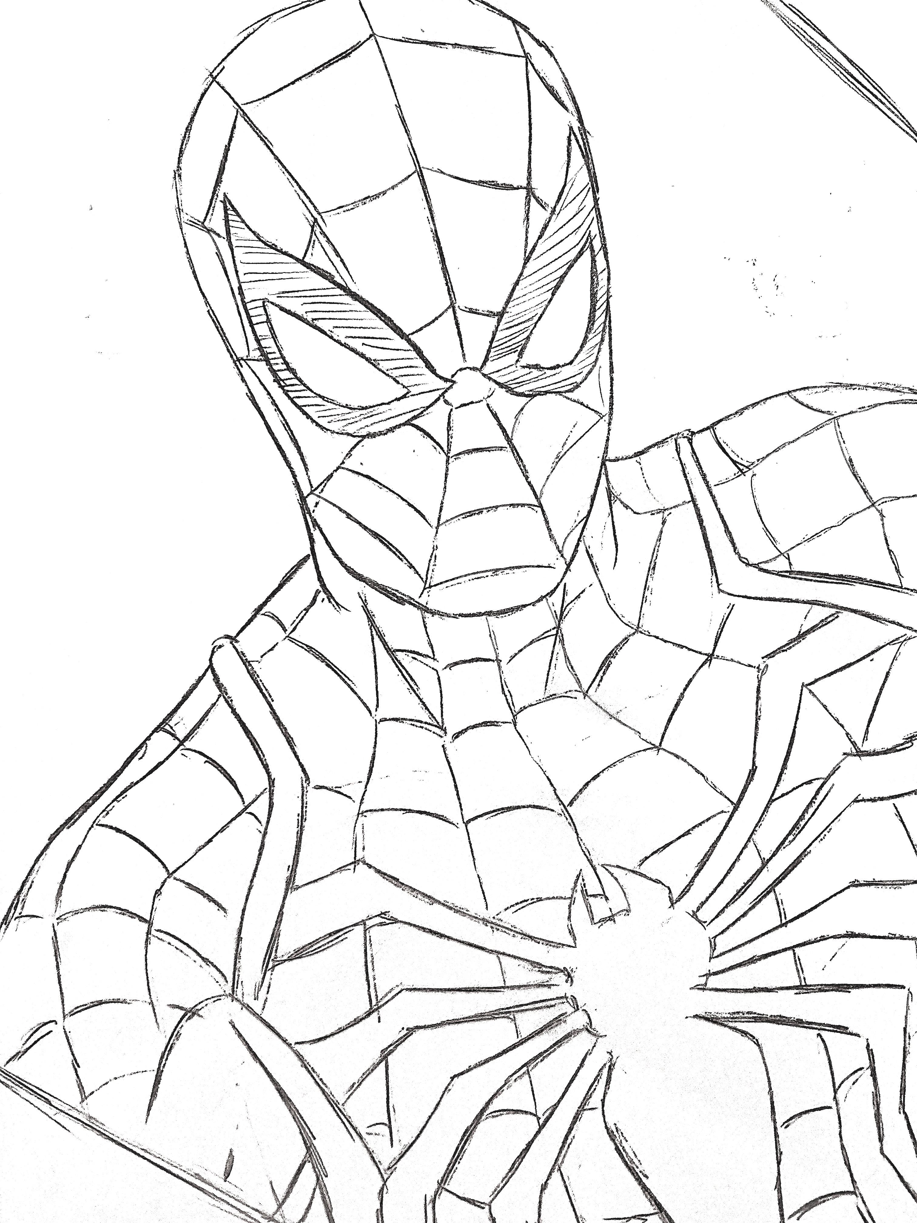 Yall dig my ps spiderman drawing you can find more at pinedaddy on tiktok rmarvel