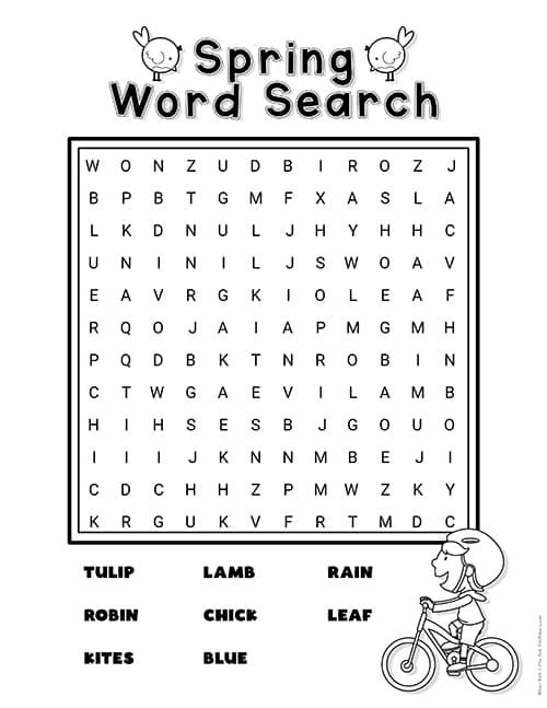 Word search puzzles