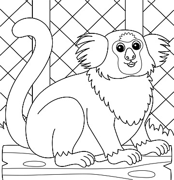 Monkey animal coloring page for adult drawing coloring book silhouette vector drawing coloring book silhouette png and vector with transparent background for free download