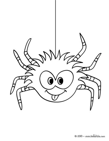 Spider coloring pages