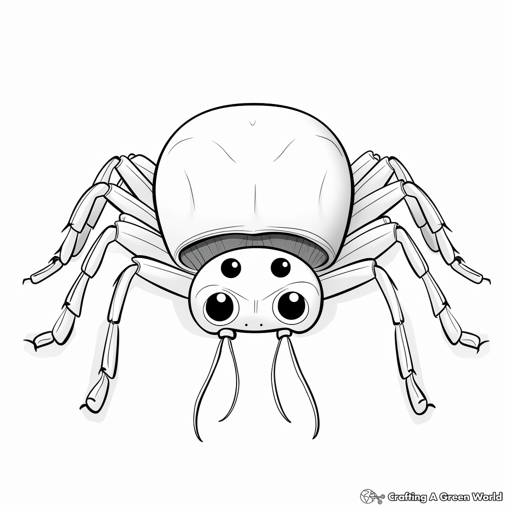 Crab coloring pages