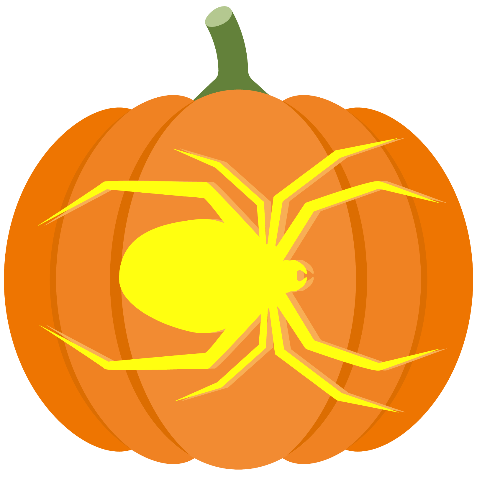 Spider pumpkin stencil free printable papercraft templates