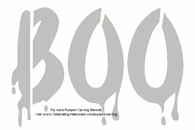 Boo stencil