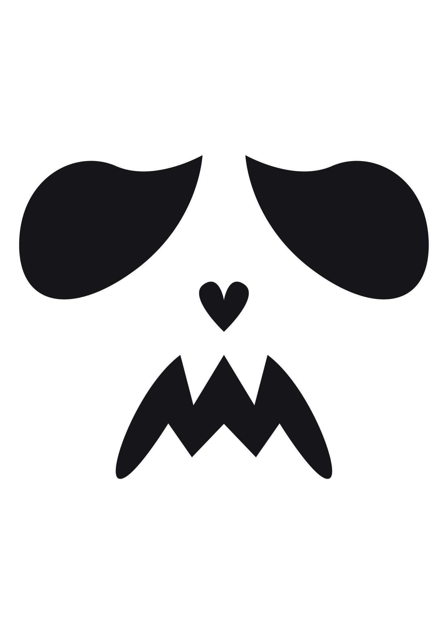 Pumpkin carving template printable free
