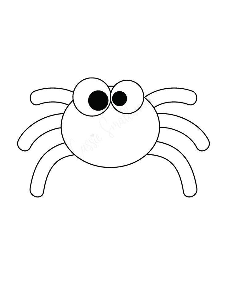 Free printable spider templates
