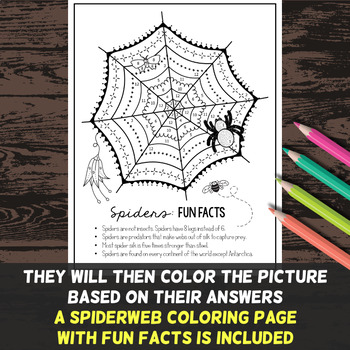 Food webs color by number