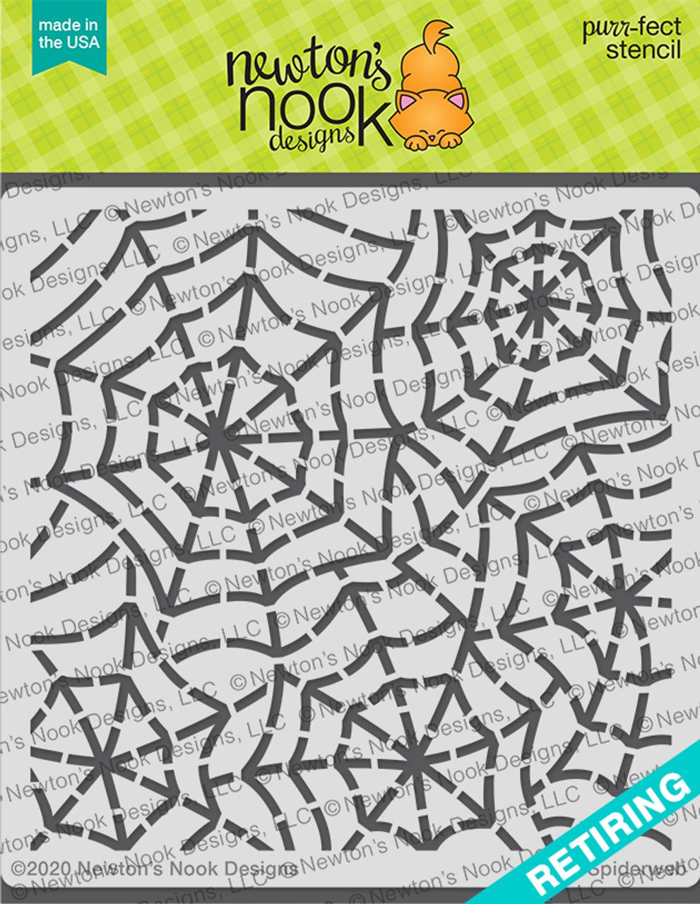Spiderweb stencil