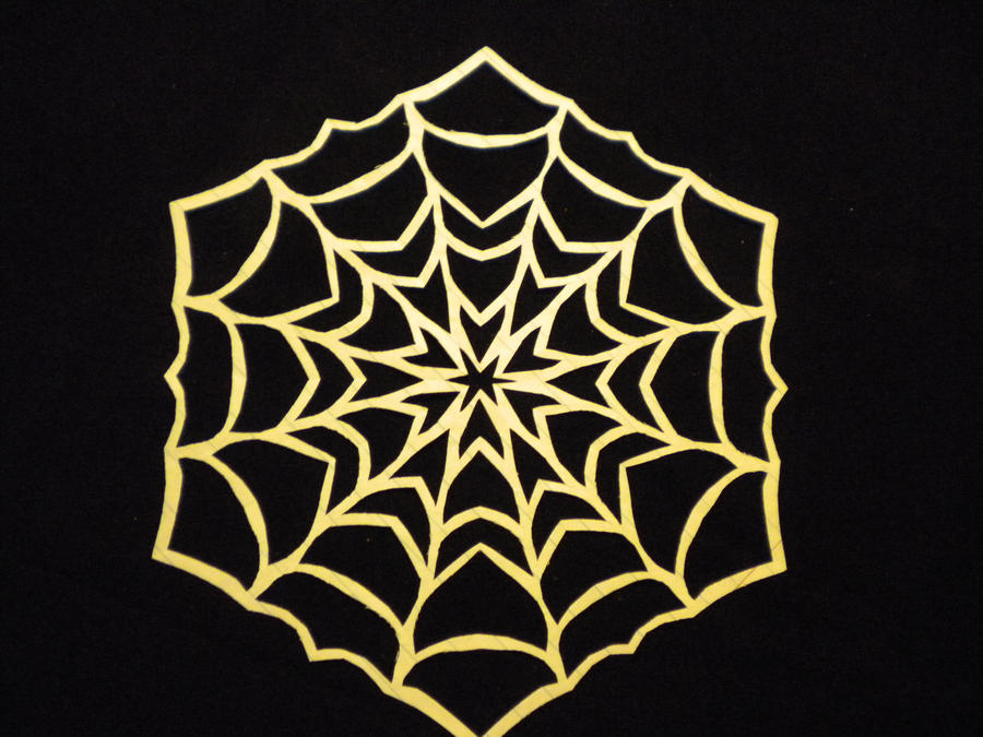 Spider web snowflake by beeprocks on