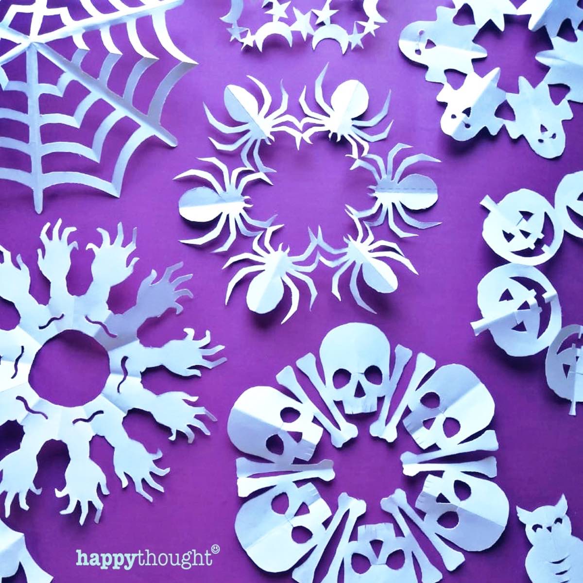 Diy halloween snowflake templates diy crafts â