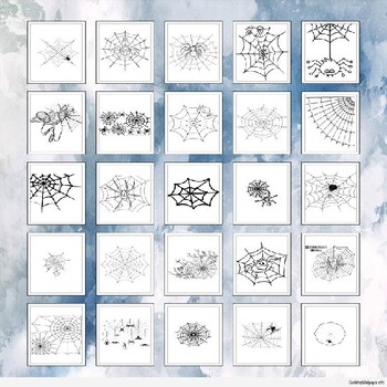 Celebrate halloween with the printable spider web coloring pages collection pdf