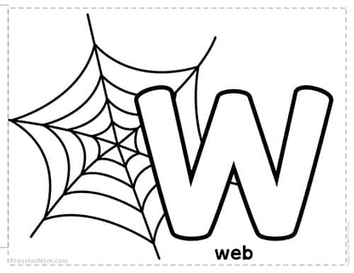 Alphabet coloring pages