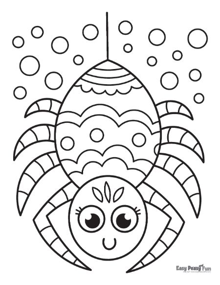 Printable spider coloring pages â sheets