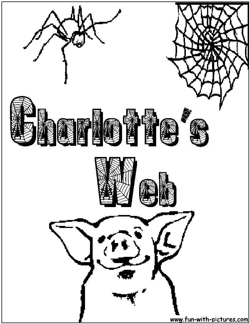 Charlottes web coloring pages