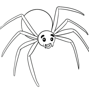 Spider coloring pages printable for free download