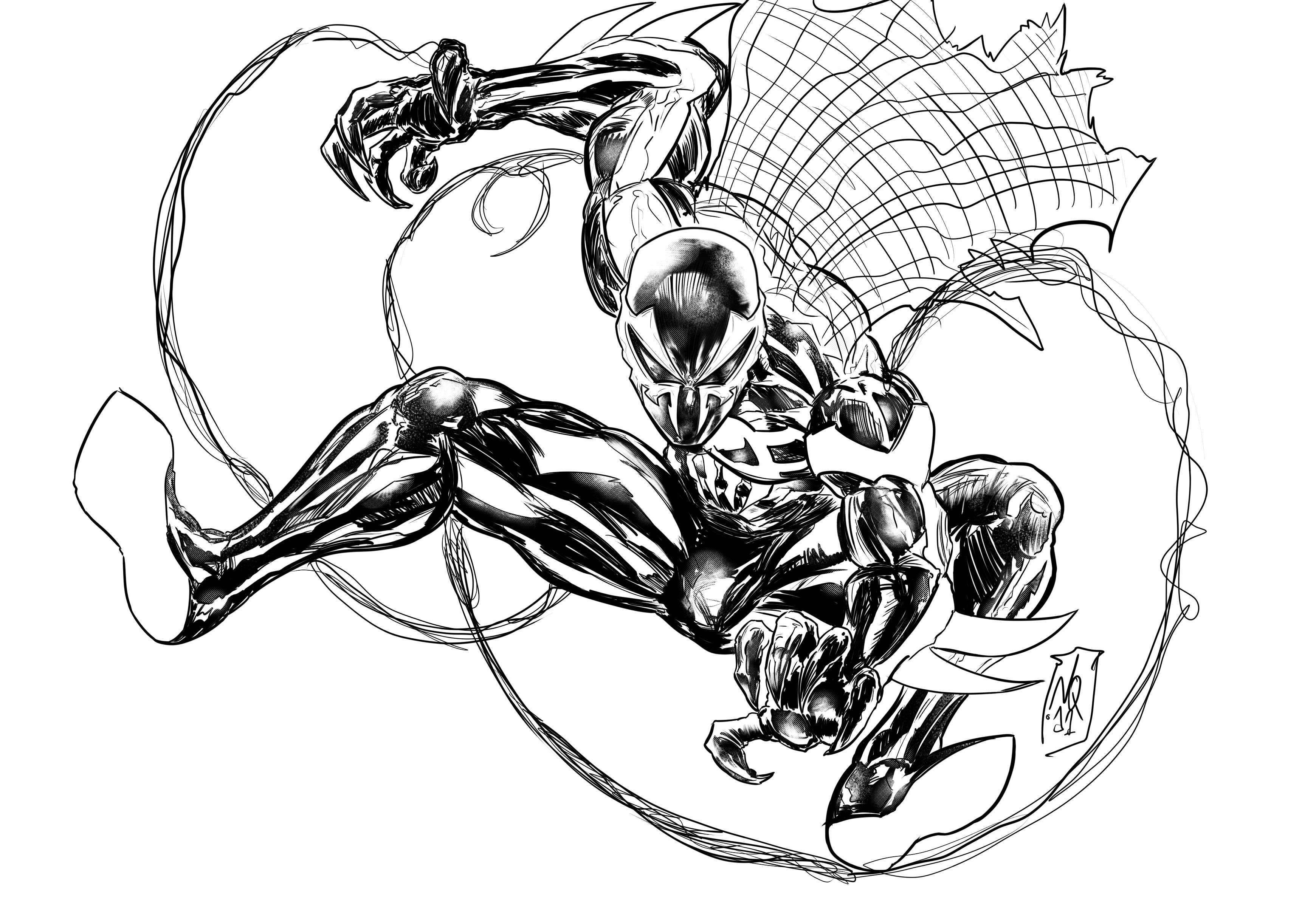 Spiderman fan art by me rspiderman