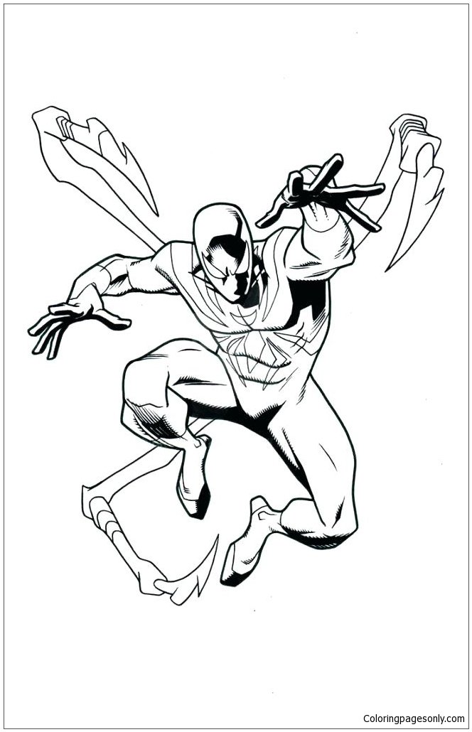 Spiderman coloring pages printable for free download
