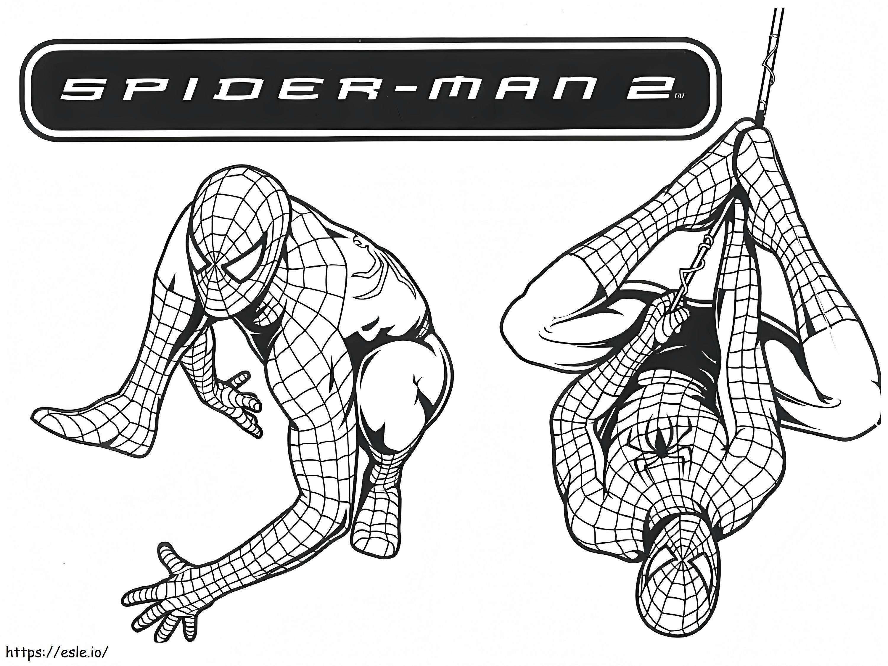 Spiderman coloring page