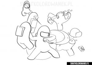 Among us coloring pages