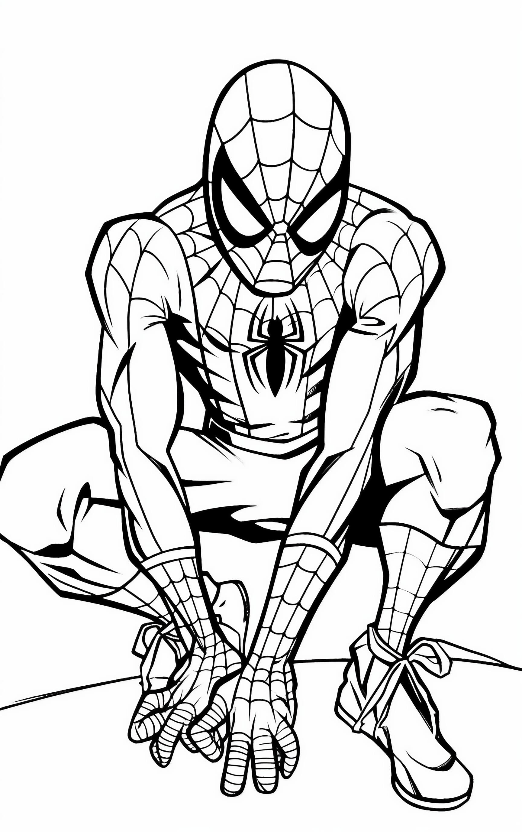 Spiderman coloring pages for free printable