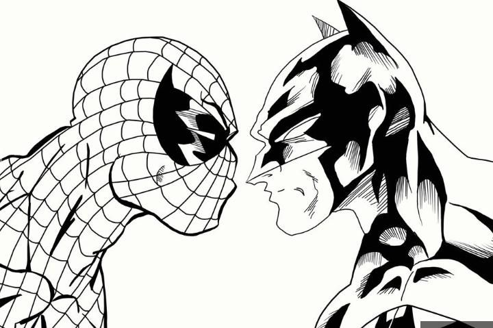 Printable coloring pages batman coloring pages superman coloring pages monster coloring pages